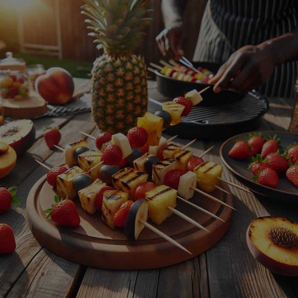 Comment réussir des brochettes de fruits grillés pour un dessert estival ?