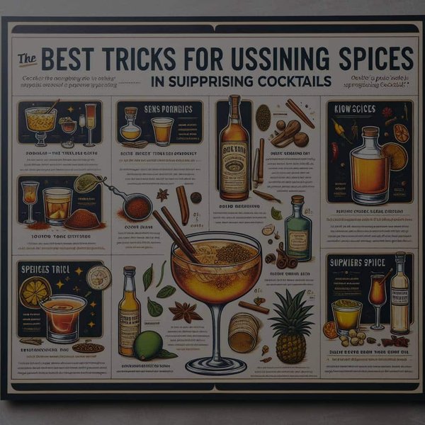 Quels sont les meilleurs trucs pour utiliser les épices dans des cocktails surprenants?